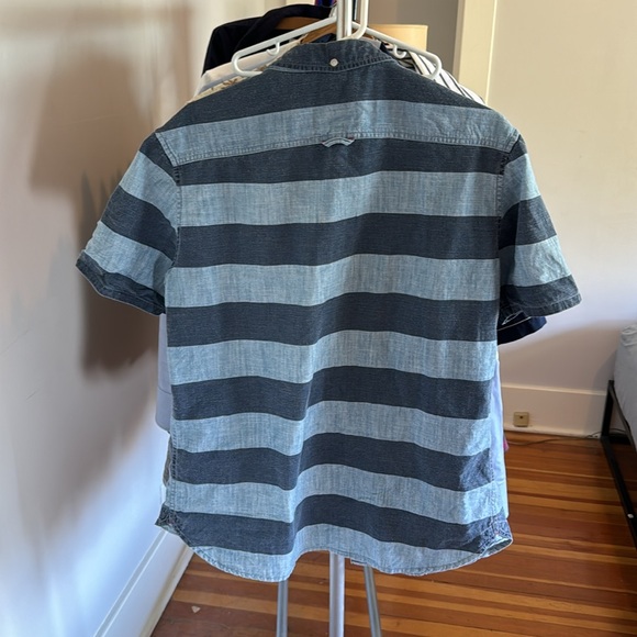 Element Blue Button Up Shirt - Picture 2 of 3